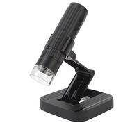 Microscopio Digitale USB, Ingrandimento 50-1000X Telecamera di Ispezione 8 LED 2MP con Supporto, 3 Livelli di luminosità, Fotocamera Endoscopio Compatibile con Telefoni Android,