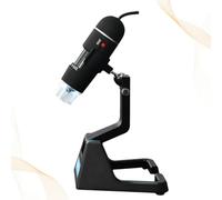 Microscopio Digitale USB Professionale 2 Milioni 25-600x LED | Braccio Flessibile, Otto LED e Cavo Usb, per Ispezione e Riparazione di Giade e Francobolli