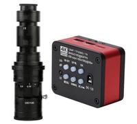 Microscopio digitale video elettronico industriale con fotocamera per microscopio 4K UHD FHD 60FPS e obiettivo con attacco C 500X - Rosso