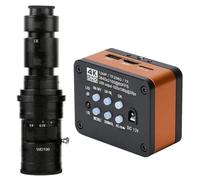 Microscopio digitale video elettronico industriale con fotocamera per microscopio 4K UHD FHD 60FPS e obiettivo con attacco C 500X - Arancione