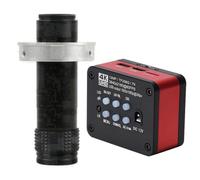 Microscopio digitale video elettronico industriale con fotocamera per microscopio 4K UHD FHD 60FPS e obiettivo con attacco C 120X - Rosso