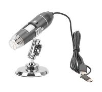 Microscopio Digitale Wireless, Ingrandimento 1600X Microscopi Palmari Portatili WiFi con Supporto Regolabile Fotocamera per Microscopio HD USB Compatibile con Telefoni Cellulari