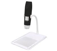 Microscopio Digitale Wireless, Microscopi WiFi con Ingrandimento 50-1000X, Telecamera di Ispezione HD USB Portatile con 8 Luci a LED, Staffa, per Smartphone Tablet PC (Nero)