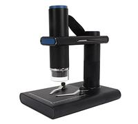 Microscopio Digitale Wireless, Microscopio Wireless Ampia Applicazione Portale Ricaricabile da 100-240 V per l'elettronica (Spina UE)