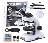 Microscopio educativo con supporto per telefono e accessori