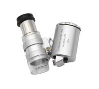 Microscopio generico tascabile con LED UV, lente d'ingrandimento regolabile (100x)