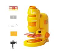 Microscopio giocattolo, microscopio per - Microscopio con LED regolabili,Microscopio tascabile 20X-60X con microscopio a luce LED per esperimenti educativi
