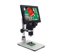 Microscopio, High-definition 7-inch Large-screen Repair Microscope Electron Professional Lifting Bracket 1200 Times Digital(Without battery)