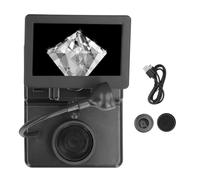 Microscopio in codice in vita diamante alte ingrandimento 1000x microscopio digitale con schermo LCD 4,3 pollici per l'ispezione dei gioielli e analisi della superficie della