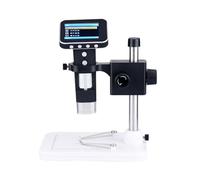 Microscopio in vetro con lente d ' ingrandimento, With stand | Luce LED regolabile per la scoperta della e l ' osservazione all ' aperto con ingrandimento 500X