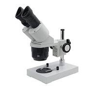 Microscopio industriale illuminato binoculare stereo 10X-20X-30X-40X con oculare per riparazione orologi ispezione PCB (dimensioni: 20X 30X e 40X) (20X e 40X) (20X e 40X)