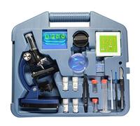 Microscopio, Kit microscopio for studenti, laboratorio Led1200x Home School Science Giocattolo educativo Raffinato microscopio biologico raffinato for bambini bambino(Blauw)
