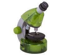 Microscopio Levenhuk LabZZ M101 Verde Design Futuristico Kit Completo