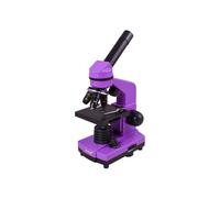 Levenhuk Rainbow 2L Amethyst Home Lab Kit STEM per Bambini con Microscopio Biologico Portatile 400x, Guida Agli Esperimenti Illustrata a Colori, Campioni Preparati e Strumenti Scientifici (IT)