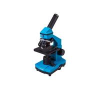 Levenhuk Rainbow 2L PLUS Azure Home Lab Kit STEM per Bambini con Microscopio Biologico Portatile 640x, Guida Agli Esperimenti Illustrata a Colori, Campioni Preparati e Strumenti Scientifici (IT)