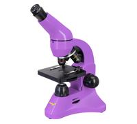 Microscopio Levenhuk Rainbow 50L PLUS Ametista Kit Educativo Design Ergonomico