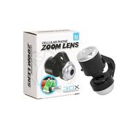 Microscopio Luce LED Macro Lens Clip 30X Ingrandimento Per Migliorare la Visualizzazione Cellulari Fotocamera Lens Morsetti Smartphone Magnifier