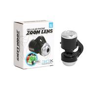 Microscopio Luce LED Macro Lens Clip 30X Ingrandimento Per Migliorare la Visualizzazione Cellulari Fotocamera Lens Morsetti Smartphone Magnifier