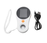 Microscopio macro con 8 LED, microscopio portatile a fuoco fisso, lente d'ingrandimento 500X con schermo a colori IPS da 2,0 pollici, obiettivo da 2 MP per ispezionare elettronica, (Bianca)