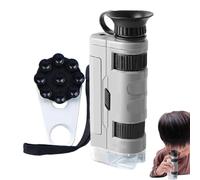 Microscopio Manuale,Giocattolo Scientifico con Ingrandimento 100X - Microscopio Portatile,Giocattolo Scientifico Educativo Per Bambini Esplorazione All Aperto Studio Della Natura Progetti In Classe Co