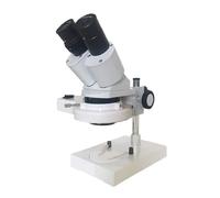 Microscopio Microscopio binoculare, microscopio industriale illuminato 10x-20x-30x-40x w / wf10x oculare (Color : With Light, Magnification : 10X 30X and 40X)