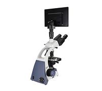 Microscopio, Microscopio biologico, imaging ad alta definizione, ampio campo visivo, rilevamento del sangue batterico, ecc(Configure four)