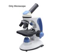 Microscopio Microscopio biologico, microscopio digitale a LED 40x-2000x Microscopio digitale 2.0MP Fotocamera USB 100 PCS Microscopio preparato (Color : Only Microscope)