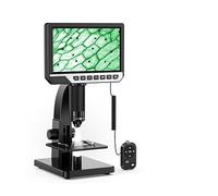 Microscopio, Microscopio Digitale 2000X 7 "IPS 12MP 1080P Biologico Da Laboratorio Con Doppia Lente Telecomando per studenti, laboratorio scolastico