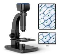 Microscopio, Microscopio digitale ad alta potenza 2000X WIFI HD for PC Wi-Fi con supporto for lente d'ingrandimento for bambini in età scolare, for la scienza