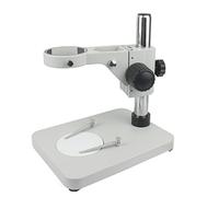 Microscopio Microscopio stereo Trinoculare Tavolo regolabile for il supporto del supporto da lavoro da 76mm Holde(White 25cm)