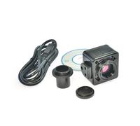 Microscopio oculare digitale elettronico con fotocamera CMOS USB da 5 MP, driver gratuito/software di misurazione ad alta risoluzione for WIN10/7/8(Black)