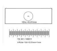 Microscopio Palco Calibrazione Scorrimento per USB Fotocamera 0.01mm Micrometro