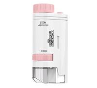 Microscopio per bambini a LED con ingrandimento 200X, microscopio portatile portatile Giocattoli scientifici per interni ed esterni Lente d'ingrandimento con messa a fuoco facile (Senza base)