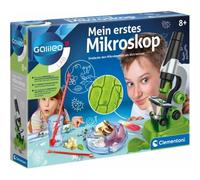 Microscopio per bambini con kit per esperimenti, ingrandimento 150x, verde - N