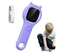 Microscopio per bambini con schermo da 2,0 pollici, 500x, mini microscopio con impugnatura ergonomica, educativo per esperimenti scientifici in età prescolare, osservazione della natura all'aperto