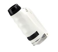 Microscopio Per Bambini - Giocattolo Scientifico Con Ingrandimento 60X-120X | Microscopio Portatile Tascabile con Luce LED,Per Apprendimento STEM, Esperimenti, Scuola Domestica, Laboratorio