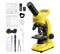 Microscopio per bambini - Kit di scienza prescolare, microscopio digitale portatile | Microscopio per principianti scienze educative Toy 40x-16000x, progetti STEM a luce LED per bambini