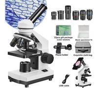 Microscopio per bambini, microscopio composto 40X-2000X con laboratori scolastici a casa per bambini studenti