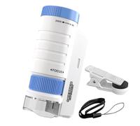 Microscopio per bambini,Microscopio per bambini - Microscopio educativo per bambini piccoli 60X-120X | Stem Educativo microscopio PDA e Giocattoli scientifici con Clip e Corda del telefono