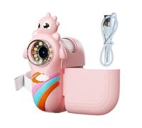 Microscopio per bambini | Microscopio portatile 1000X Cartoon con 8 luci LED regolabili | Schermo LCD da 2 pollici Dinosaur Discovery Scope Gioco di apprendimento precoce per studenti