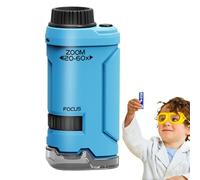 Microscopio Per Bambini, Microscopios Portatile Per Bambinis - Portatile,Microscopios Per Bambini 60X-120X Per Giocattolo Educativo Per L'apprendimento Delle Scienze Per Studenti