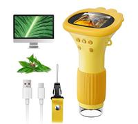 Microscopio per Bambini, SGAINUL Microscopio Digitale da 2.0‘’ Microscope Elettronico Portatile 1000X con 8 luci LED Regolabili, Adatto come regalo di Natale, Compleanno o Capodannodai 3 agli 8 anni