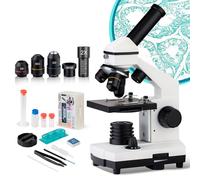 Microscopio per Bambini Studenti Adulti 250X-2000X Composti Biologic Microscopio Ottico per l'istruzione di ricerca scientifica biologica domestica del laboratorio scolastico
