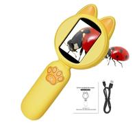 Microscopio per - Microscopio digitale per | Microscopio giocattolo ad alta definizione per tutti-piccoli, giocattoli educativi per tutti-piccoli, microscopio compatto per la scuola