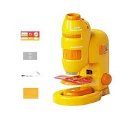 Microscopio per, microscopio giocattolo | Microscopio con LED regolabili | Microscopio tascabile 20X-60X con microscopio a luce LED per esperimenti educativi