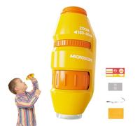 Microscopio per,Microscopio per | Microscopio portatile,Microscopio di apprendimento scientifico portatile tascabile per, Microscopio con luce LED per esperimenti ed esplorazione