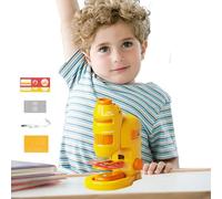 Microscopio per,Microscopio per, Microscopio portatile, Microscopio tascabile 20X-60X con Microscopio a luce LED per esperimenti educativi