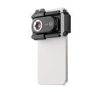 Microscopio per Smartphone 100X con LED UV e Filtro CPL, Lente Macro 4 Elementi - Ingrandimento HD per Analisi Biologica e Ispezione Pelle - Compatibile iPhone e Android con Clip Universale