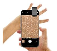 Microscopio per Telefono 200X con Clip Universale a Luce LED, Mini Microscopio Tascabile di Tipo C, Accessori per Fotocamera per Microscopio da 4 Ore per OS Android Smart Phone (Nero)