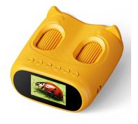 Microscopio portatile 2 in 1 e telescopio con schermo IPS da 2,0 pollici, ingrandimento 1000x, per bambini e studenti (arancione)